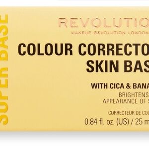 Makeup Revolution London  Super Base Colour Corrector Skin Base in Yellow - NIB
